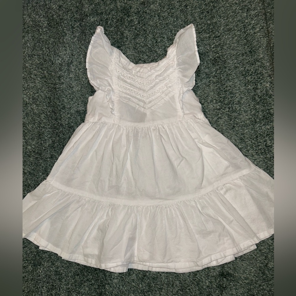 White baby girl dress. 24 months.